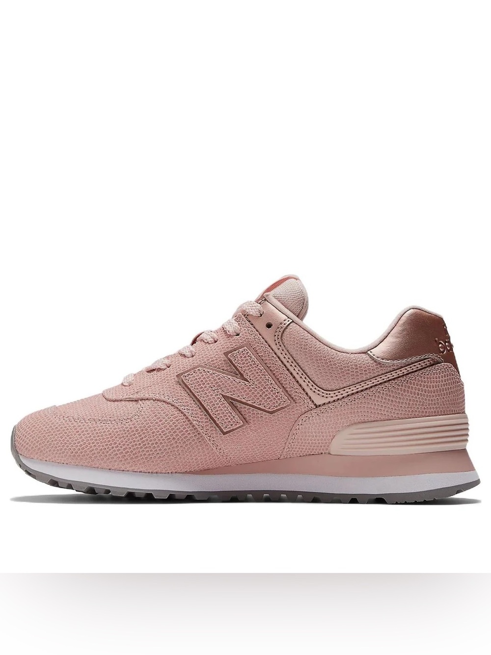 New Balance Women's 574 Classic Lace-Up Sneakers in Blush Pink WL574NK2